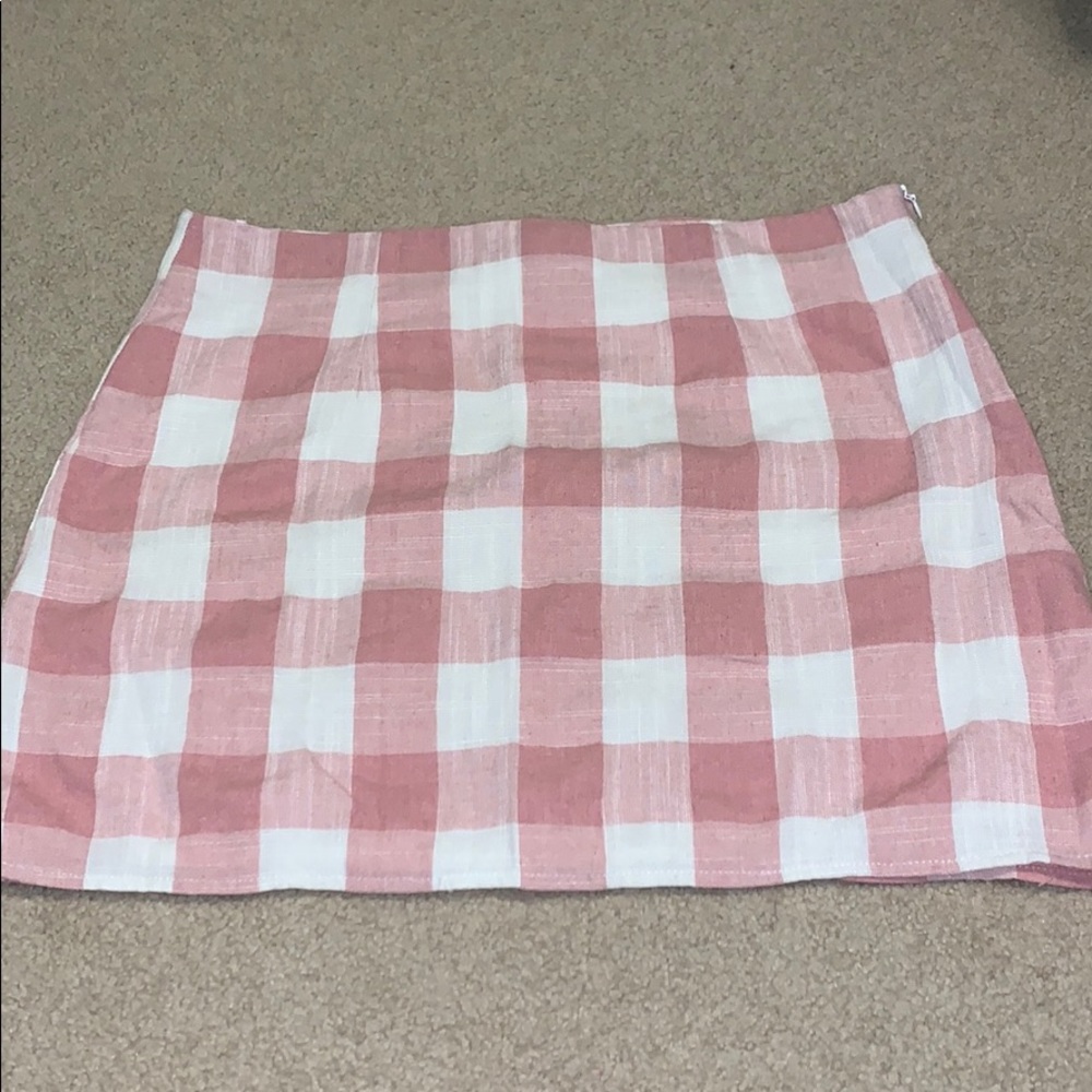 Checked Skirt